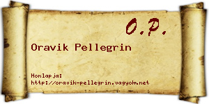 Oravik Pellegrin névjegykártya